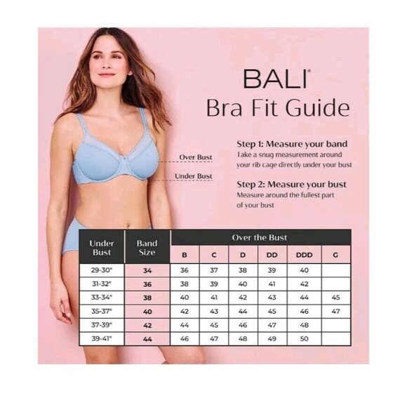 Bali Comfort Revolution ComfortFlex Fit Sz S Gray Shaping Wirefree Bra Foam Cup - Picture 5 of 11